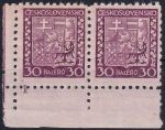 Obrázek k výrobku 54815 - 1929, ČSR I, 0250DČ, Výplatní známka: Státní znak ✶✶ ⊟ L D