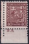 Obrázek k výrobku 54821 - 1929, ČSR I, 0252DČVV, Výplatní známka: Státní znak ✶✶ L D