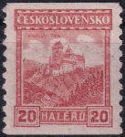 Obrázek k výrobku 54942 - 1926, ČSR I, 0209AP7, Výplatní známka: Hrady, krajiny, města: Karlštejn ✶