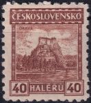 Obrázek k výrobku 54943 - 1926, ČSR I, 0209AP8, Výplatní známka: Hrady, krajiny, města: Karlštejn ✶