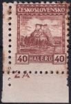 Obrázek k výrobku 54974 - 1927, ČSR I, 0217DČ, Výplatní známka: Hrady, krajiny, města - Pernštejn ✶ L D