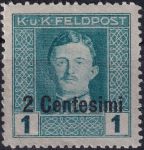 Obrázek k výrobku 54997 - 1918, Rakousko-uherská polní pošta (vydání pro Itálii), 02, Výplatní známka ✶✶