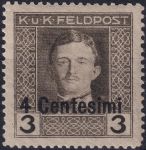 Obrázek k výrobku 54998 - 1918, Rakousko-uherská polní pošta (vydání pro Itálii), 01, Výplatní známka ✶✶