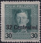 Obrázek k výrobku 55004 - 1918, Rakousko-uherská polní pošta (vydání pro Itálii), 08, Výplatní známka ✶✶