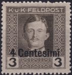 Obrázek k výrobku 55009 - 1918, Rakousko-uherská polní pošta (vydání pro Itálii), 02, Výplatní známka ✶