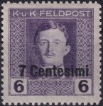 Obrázek k výrobku 55012 - 1918, Rakousko-uherská polní pošta (vydání pro Itálii), 04, Výplatní známka ✶