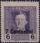 Obrázek k výrobku 55013 - 1918, Rakousko-uherská polní pošta (vydání pro Itálii), 05A, Výplatní známka ✶