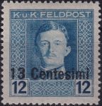 Obrázek k výrobku 55016 - 1918, Rakousko-uherská polní pošta (vydání pro Itálii), 06, Výplatní známka ✶
