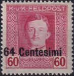 Obrázek k výrobku 55028 - 1918, Rakousko-uherská polní pošta (vydání pro Itálii), 12AVV, Výplatní známka ✶