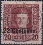 Obrázek k výrobku 55035 - 1918, Rakousko-uherská polní pošta (vydání pro Itálii), 08, Výplatní známka ⊙