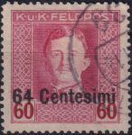 Obrázek k výrobku 55040 - 1918, Rakousko-uherská polní pošta (vydání pro Itálii), 14, Výplatní známka ⊙