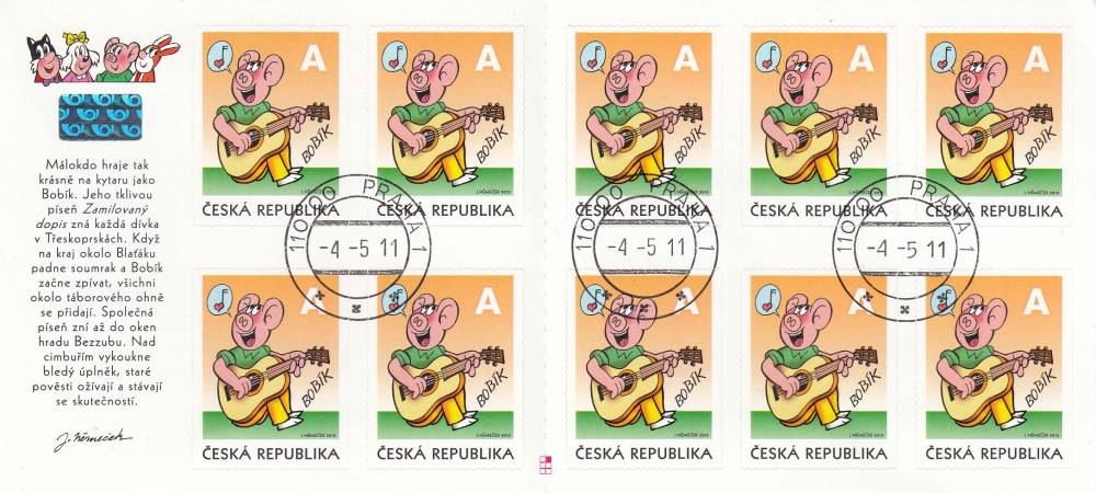 2011, Česko, ZS0681, Čtyřblístek - Bobík, ⊙