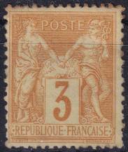 1878, Francie, 0070, Výplatní známka: Alegorie ✶