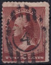 1883, USA, 0049a, Výplatní známka: Prezidenti - George Washington ⊙