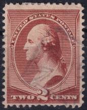 1883, USA, 0049b, Výplatní známka: Prezidenti - George Washington ⊙