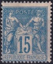 1892, Francie, 0083, Výplatní známka: Alegorie ✶