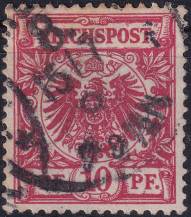 1893/1900, Německá říše, 047d, Výplatní známka: Říšský orel v kruhu ⊙