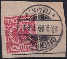 1893/1900, Německá říše, 047d, Výplatní známka: Říšský orel v kruhu ⊡