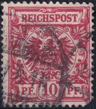 1893/1900, Německá říše, 047da, Výplatní známka: Říšský orel v kruhu ⊙  
