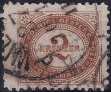 1895, Rakousko (Císařství 1867-1918), DL002A, Doplatní známka: Číslice v šikmém oválu ⊙