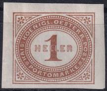 1899, Rakousko (Císařství 1867-1918), DL010xX, Doplatní známka: Číslice v šikmém oválu ✶