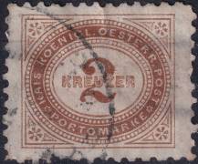 1895, Rakousko (Císařství 1867-1918), DL002A, Doplatní známka: Číslice v šikmém oválu ⊙