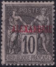 1899/1900, Francouzská pošta v Egyptě (Alexandrie), 06II, Výplatní známka: francouzské známky s přetiskem ⊙