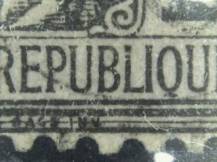 1899/1900, Francouzská pošta v Egyptě (Alexandrie), 06II, Výplatní známka: francouzské známky s přetiskem ⊙