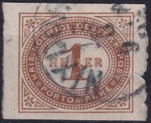 1899, Rakousko (Císařství 1867-1918), DL010xY, Doplatní známka: Číslice v šikmém oválu ⊙