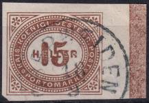 1899, Rakousko (Císařství 1867-1918), DL018xX, Doplatní známka: Číslice v šikmém oválu ⊙ liš o P