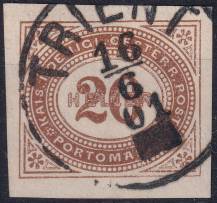 1899, Rakousko (Císařství 1867-1918), DL019xX, Doplatní známka: Číslice v šikmém oválu ⊙