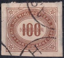 1899, Rakousko (Císařství 1867-1918), DL021xX, Doplatní známka: Číslice v šikmém oválu ⊙