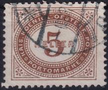 1900, Rakousko (Císařství 1867-1918), DL026A, Doplatní známka: Číslice v šikmém oválu ⊙