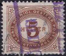 1900, Rakousko (Císařství 1867-1918), DL026A, Doplatní známka: Číslice v šikmém oválu ⊙