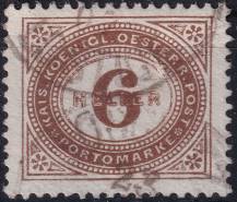 1900, Rakousko (Císařství 1867-1918), DL027A, Doplatní známka: Číslice v šikmém oválu ⊙