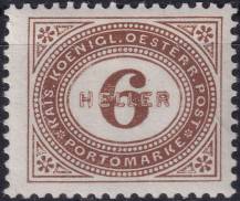 1900, Rakousko (Císařství 1867-1918), DL027D, Doplatní známka: Číslice v šikmém oválu ✶