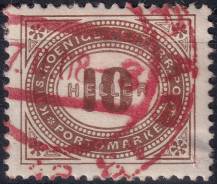 1900, Rakousko (Císařství 1867-1918), DL028A, Doplatní známka: Číslice v šikmém oválu ⊙