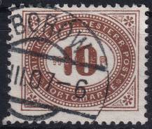 1900, Rakousko (Císařství 1867-1918), DL028A, Doplatní známka: Číslice v šikmém oválu ⊙