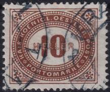 1900, Rakousko (Císařství 1867-1918), DL028B, Doplatní známka: Číslice v šikmém oválu ⊙