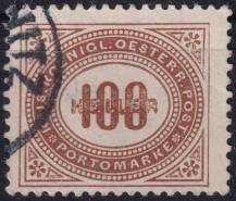 1900, Rakousko (Císařství 1867-1918), DL033B, Doplatní známka: Číslice v šikmém oválu ⊙