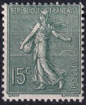 1903, Francie, 0109x, Výplatní známka: Séerin ✶✶