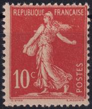 1906, Francie, 0114, Výplatní známka: Séerin ✶✶