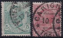 1906, Itálie, 0088/0089, Výplatní známky: Král Viktor Emanuel III.  ⊙