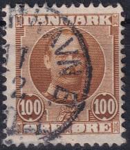 1907, Dánsko, 0059, Výplatní známka: Král Frederik VIII. ⊙