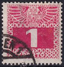 1908, Rakousko (Císařství 1867-1918), DL034x, Doplatní: Velká číslice, dvouhlavý orel ⊙