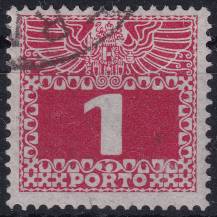 1909, Rakousko (Císařství 1867-1918), DL034y, Doplatní: Velká číslice, dvouhlavý orel ⊙