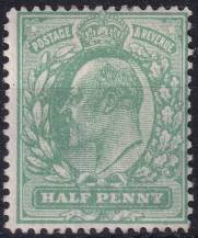 1911, Anglie, 0103Bb, Výplatní: král Eduard VII. ✶