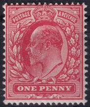 1911, Anglie, 0104Bcu, Výplatní: král Eduard VII. ✶