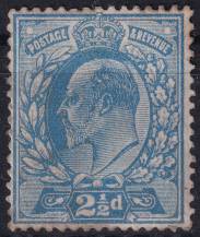 1911, Anglie, 0107Bcu, Výplatní: král Eduard VII. ✶