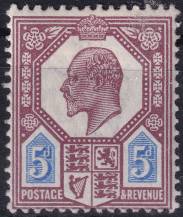 1911, Anglie, 0110AIIIc, Výplatní: král Eduard VII. ✶